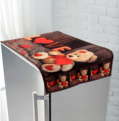 FRC Decor Refrigerator  Cover(Width: 53 cm, Multicolor)