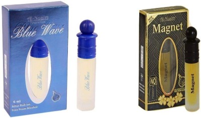 Al Nuaim MAGNET & Blue Wave Herbal Attar(Floral)