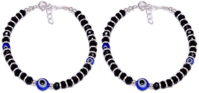 Sahiba Gems Sterling Silver Spinel Bracelet Set(Pack of 2)