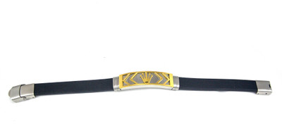 jashan accessories Silicone Rhodium Bracelet