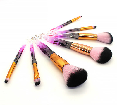 Vinayakart 7Pcs Geometric Shape Makeup Brushes Tools for Foundation Concealer Blush(Pack of 7)