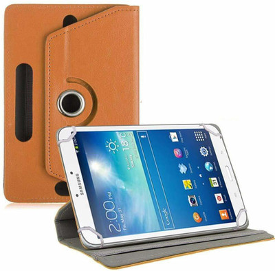 TGK Book Cover for Samsung Galaxy Tab 3 T310 Tablet 8 inch(Orange, Cases with Holder)