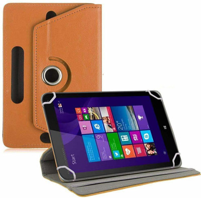 TGK Book Cover for HP Stream 8 Tablet 8 inch(Orange, Cases with Holder)