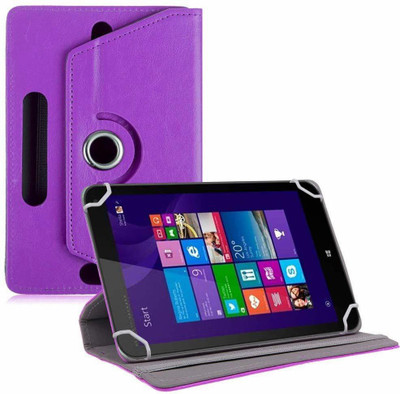 TGK Book Cover for HP Stream 8 Tablet 8 inch(Purple, Cases with Holder)