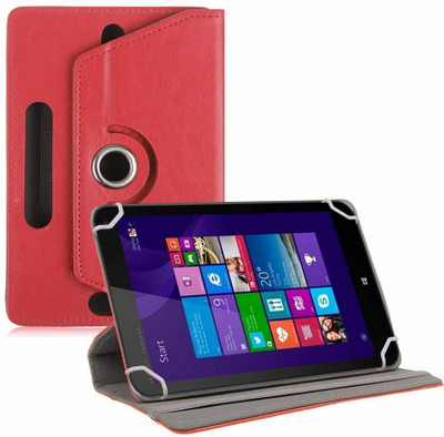 TGK Book Cover for HP Stream 8 Tablet 8 inch(Red, Cases with Holder)