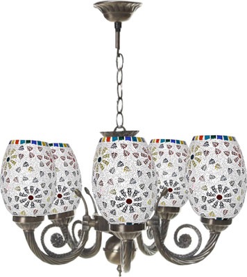 GLAMOROUS Chandelier Ceiling Lamp(Multicolor)
