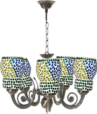 GLAMOROUS Chandelier Ceiling Lamp(Multicolor)