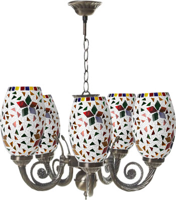 GLAMOROUS Chandelier Ceiling Lamp(Multicolor)