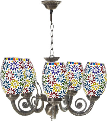GLAMOROUS Chandelier Ceiling Lamp(Multicolor)