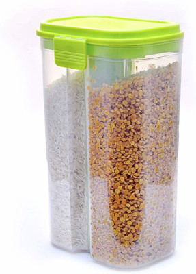 MACARIZE Plastic Grocery Container  - 2.5 L(Green)