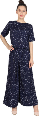 Aniyank Women Crop Top Palazzo Set