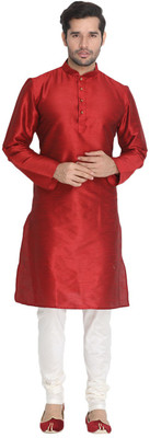 VASTRAMAY Men Kurta Churidar Set