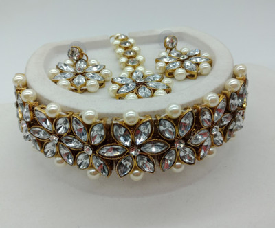 FARID ENTERPRISES Alloy Gold-plated Multicolor Jewellery Set(Pack of 1)