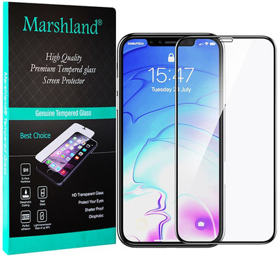 MARSHLAND Edge To Edge Tempered Glass for IPhone 11 5D�(Pack of 1)