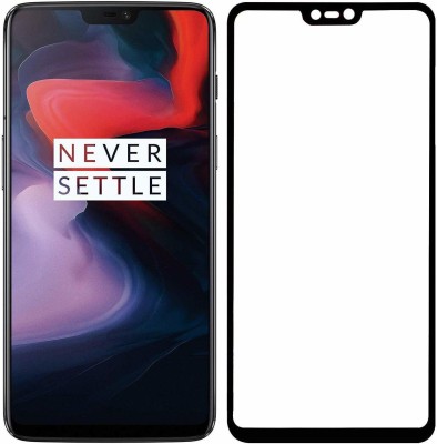 TempGlow Edge To Edge Tempered Glass for OnePlus 6(Pack of 1)