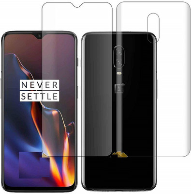 Bodoma Front and Back Screen Guard for OnePlus 6T(Pack of 2)