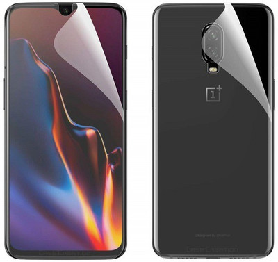 Bodoma Front and Back Screen Guard for OnePlus 6T(Pack of 2)