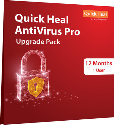 Quick Heal Anti-virus 1 User 1 Year (Renewal)(CD/DVD)
