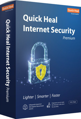 Quick Heal Internet Security 1 User 3 Years(CD/DVD)