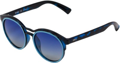 Enrico Round Sunglasses(For Women, Blue)