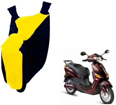 WolkomHome Two Wheeler Cover for Hero(Electric Optima, Blue, Yellow)