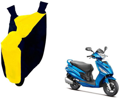 WolkomHome Two Wheeler Cover for Hero(Maestro Edge, Blue, Yellow)