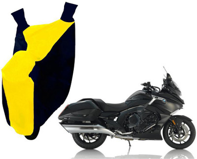 WolkomHome Two Wheeler Cover for BMW(K 1600, Blue, Yellow)