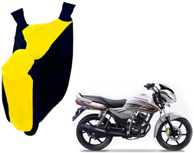 WolkomHome Two Wheeler Cover for TVS(Phoenix 125, Blue, Yellow)