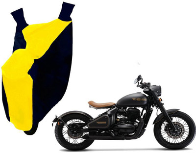WolkomHome Two Wheeler Cover for Universal For Bike(Blue, Yellow)