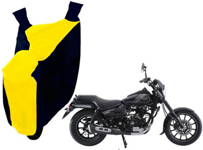 WolkomHome Two Wheeler Cover for Bajaj(Avenger 220 DTS-i, Blue, Yellow)