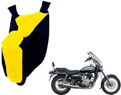 WolkomHome Two Wheeler Cover for Bajaj(Avenger 220 Cruise, Blue, Yellow)