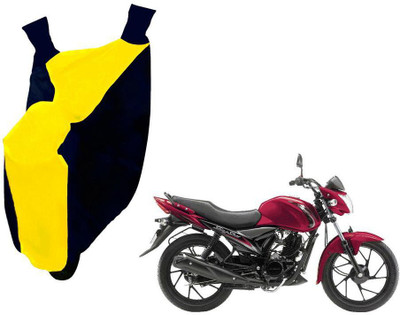 WolkomHome Two Wheeler Cover for Suzuki(Sling Shot, Blue, Yellow)