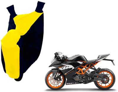 WolkomHome Two Wheeler Cover for KTM(Duke 200, Blue, Yellow)