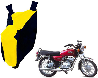 WolkomHome Two Wheeler Cover for Yamaha(RX 100, Blue, Yellow)
