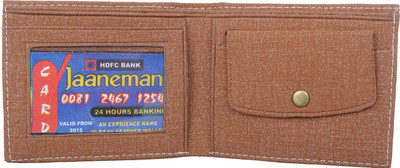 Mundkar Men Tan Artificial Leather Wallet(2 Card Slots)
