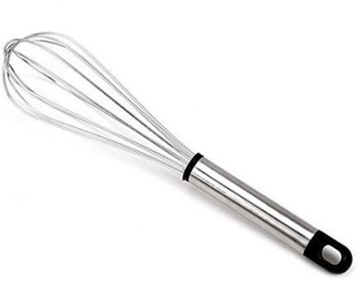 NPRC Stainless Steel Hand Whisk Egg Frother-- Stainless Steel French Whip - Handle Milk Egg Beater Whisk Shaker Frother - Kitchen Blender Stainless Steel Spiral Whisk