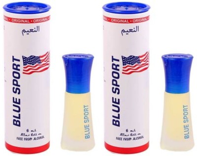 Al Nuaim Blue Sport & Blue Sport Herbal Attar(Floral)