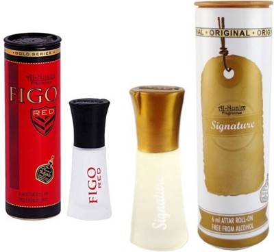 Al Nuaim Figo Red & SIGNATURE Herbal Attar(Floral)