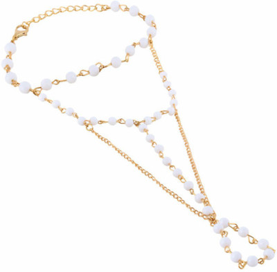 FemNmas Metal Gold-plated Ring Bracelet