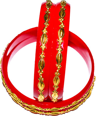Kumar Services Acrylic Bangle Set(Pack of 4)