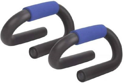 VATSMART Home and Gym S-Shape Push Up Bar Stand Comfortable Grip / Great Durability Push-up Bar(Black, Blue)