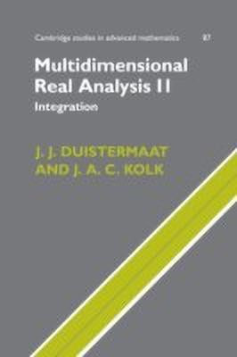 Multidimensional Real Analysis II(English, Hardcover, Duistermaat J. J.)