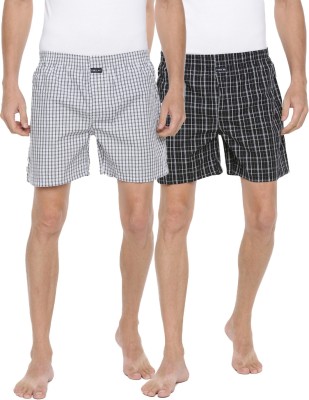 Force NXT Super Combed Cotton Checkered Men Boxer