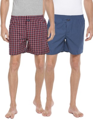 Force NXT Super Combed Cotton Checkered Men Boxer