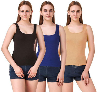 ZOLDY Women Camisole(Pack of 3)