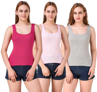 ZOLDY Women Camisole(Pack of 3)