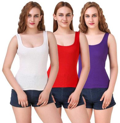 ZOLDY Women Camisole(Pack of 3)
