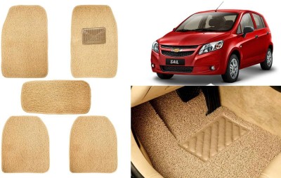 Auto Kite Plastic, PVC, Vinyl Standard Mat For  Chevrolet Sail(Beige)