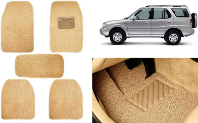 Auto Kite Plastic, PVC, Vinyl Standard Mat For  Tata Safari(Beige)