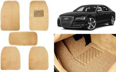 Auto Kite Plastic, PVC, Vinyl Standard Mat For  Audi S8(Beige)